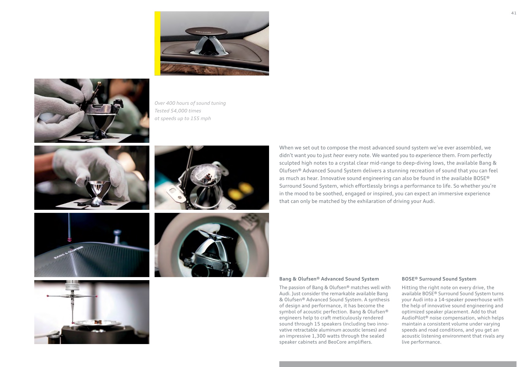 2016 Audi A7 Brochure Page 8